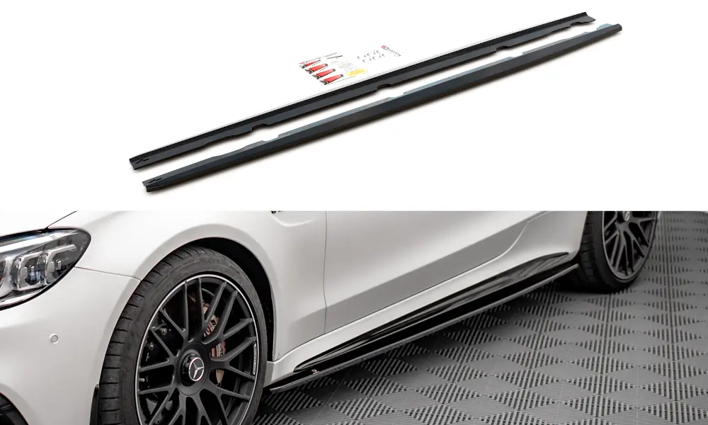 SIDESKJØRT V.1 MERCEDES-BENZ C63 AMG COUPE (C205) 2018-2021 – bilde 2