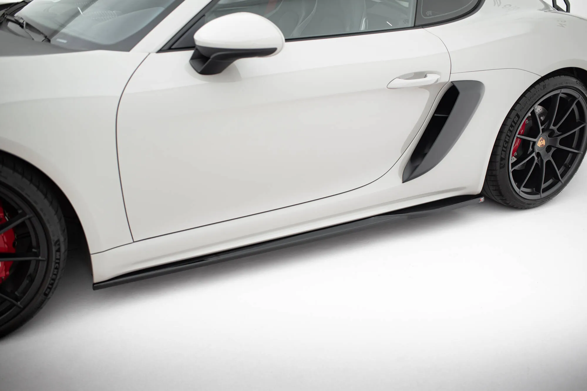 Sideskjørt V.1 Porsche 718 Cayman GTS 982c 2016 -> | Glossy Black Edition