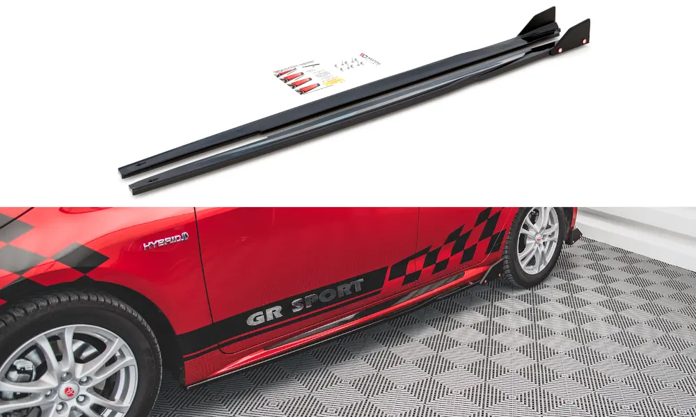 SIDESKJØRT V.1 +SIDESPLITTERS TOYOTA Corolla XII GR SPORT 2019-> Image 2