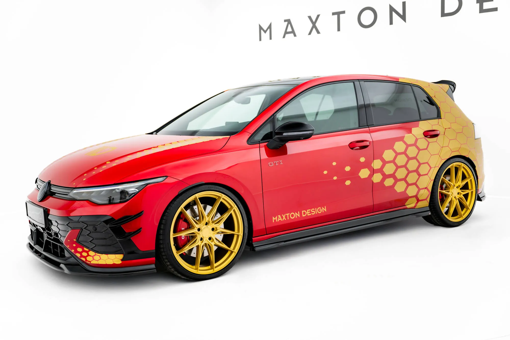 Sideskjørt V.1 VW Golf GTI Clubsport VIII Facelift 2024 -> | Glossy Black Edition – bilde 3