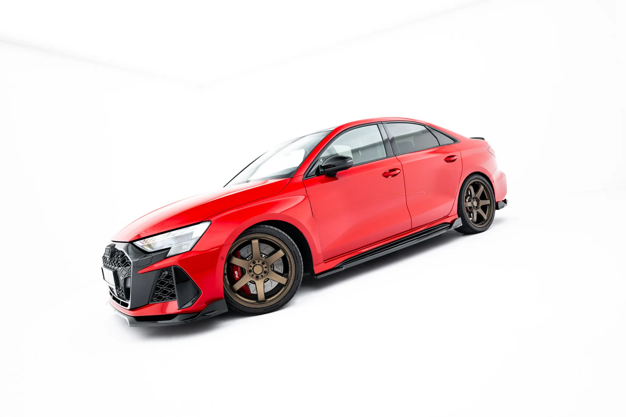 Sideskjørt V.2 Audi RS3 8Y Facelift 2024 -> | Glossy Black Edition – bilde 4