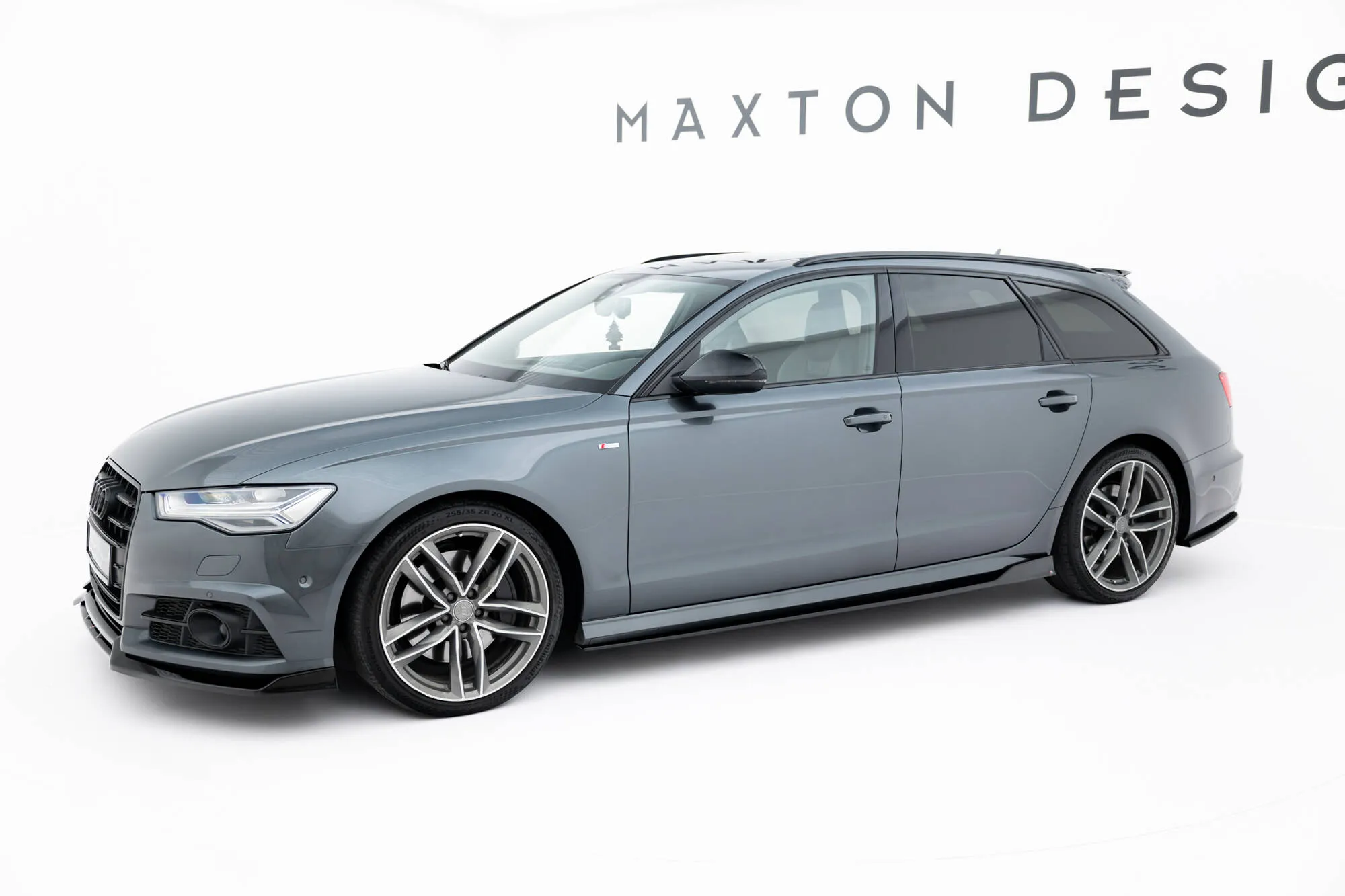 Sideskjørt V.2 Audi S6 C7 2014-2018 / Audi A6 C7 S-line 2014-2018 | Glossy Black Edition – bilde 2