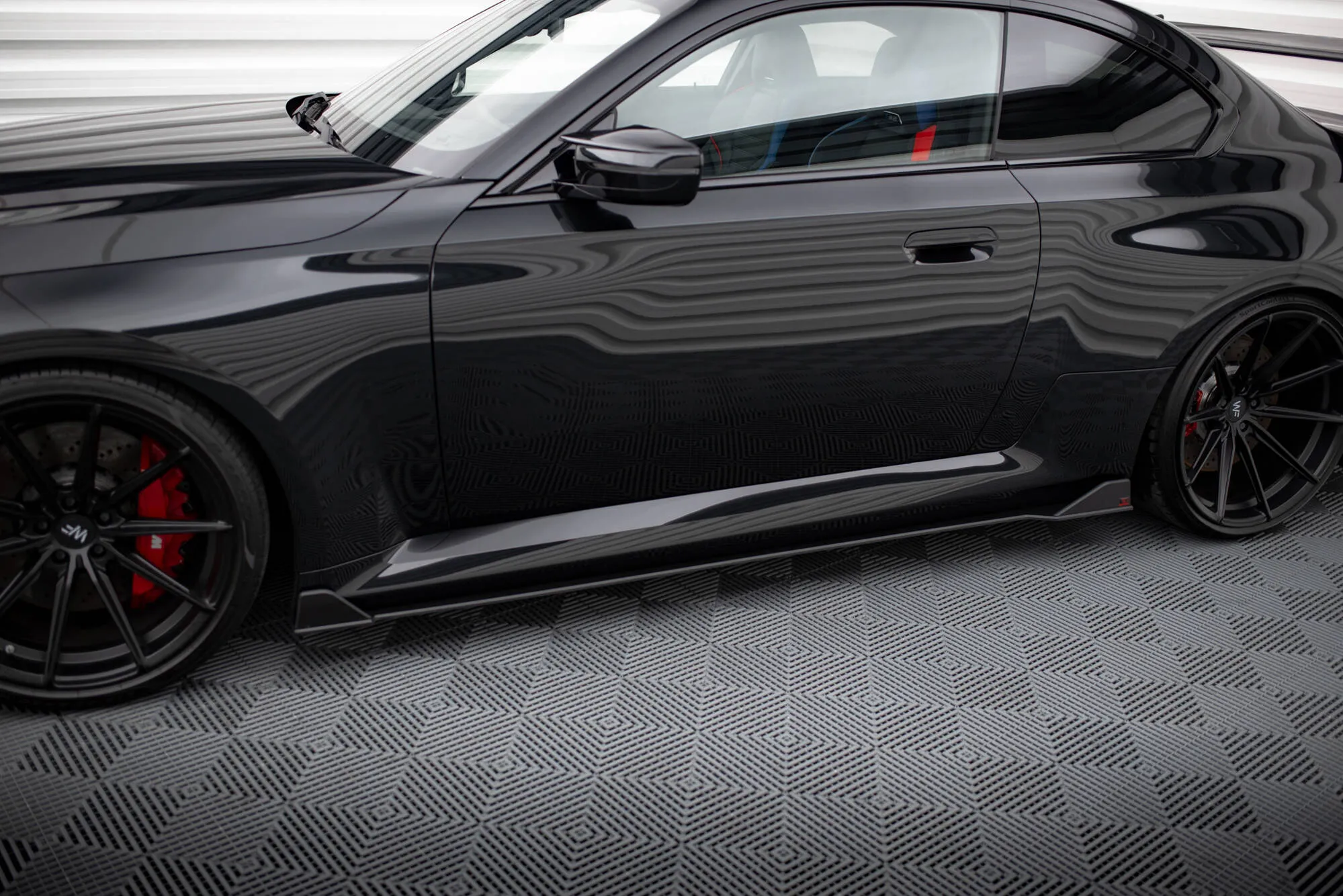 Sideskjørt V.2 BMW M2 Coupe (G87) 2023 - > | Street Pro Black Edition