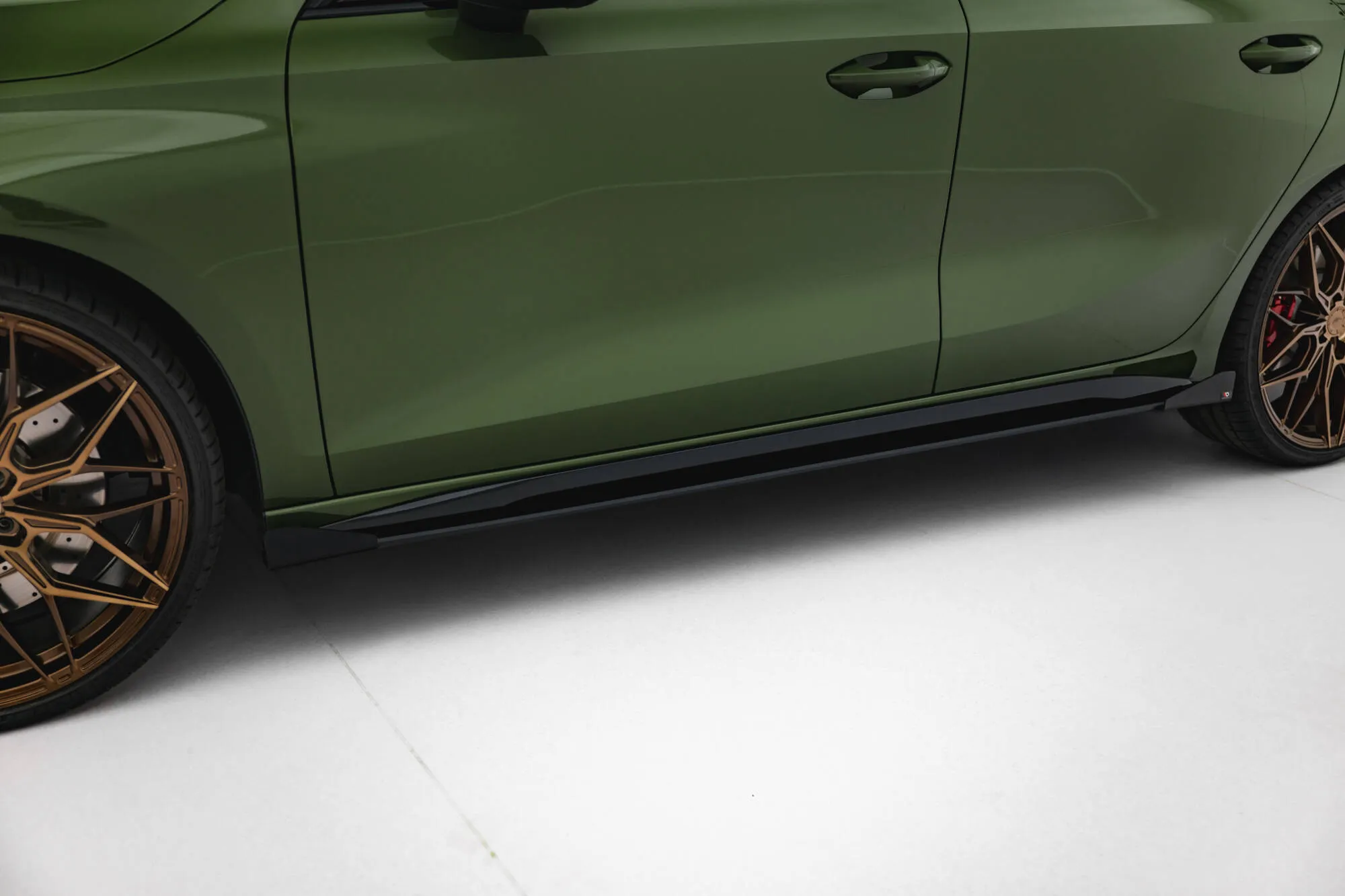 Sideskjørt V.2 + Flopper Audi (A3 S-Line/S3) 8Y Facelift 2024 -> | Street Pro Black Edition