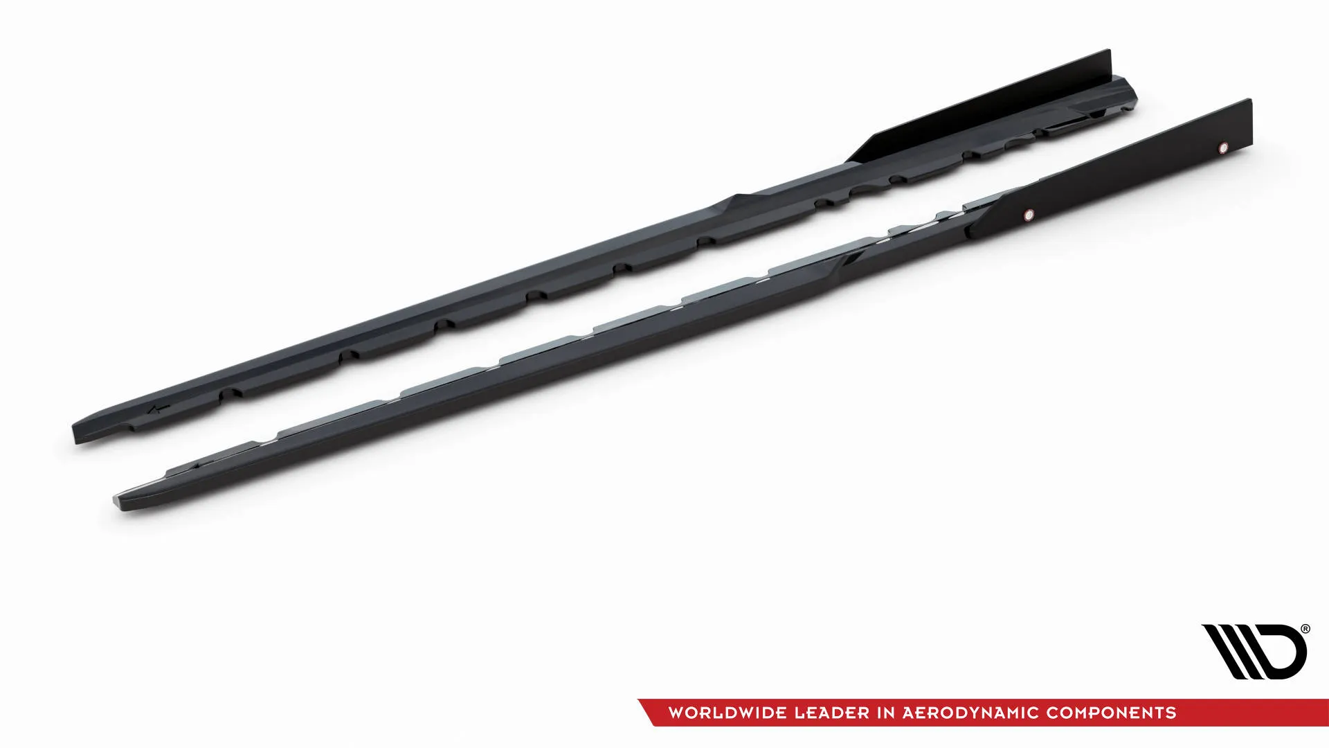 Sideskjørt V.2 + Flopper Audi R8 MK2 2018-> | Glossy Black Edition – bilde 5