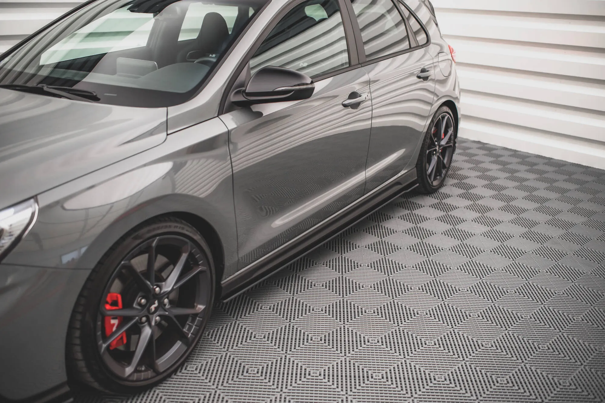 Sideskjørt V.2 Hyundai I30 N III Facelift 2020 -> | Street Pro Black Edition – bilde 2