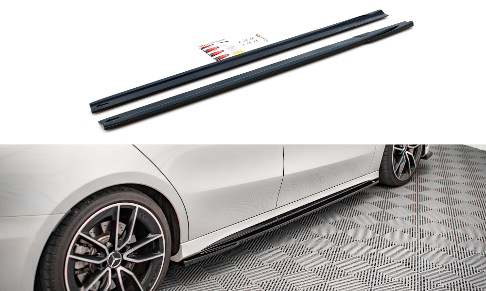 SIDESKJØRT V.2  MERCEDES-BENZ A35 AMG / A AMG-LINE (W177) 2018-> – bilde 2
