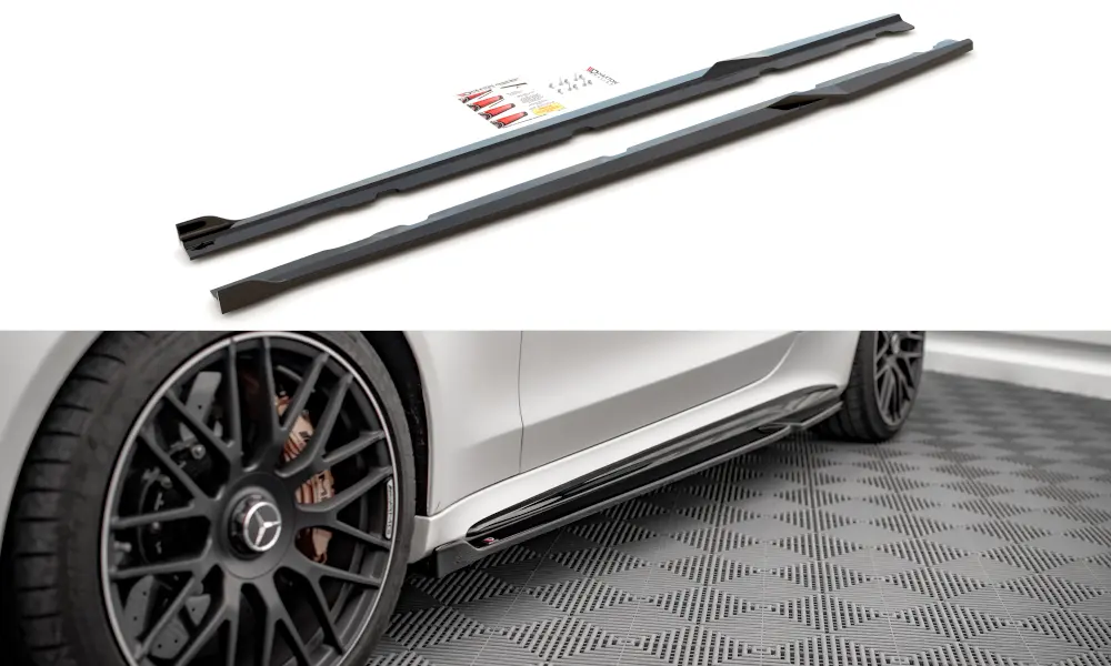 SIDESKJØRT V.2 MERCEDES-BENZ C63 AMG Coupe  (C205) 2018-2021 – bilde 2