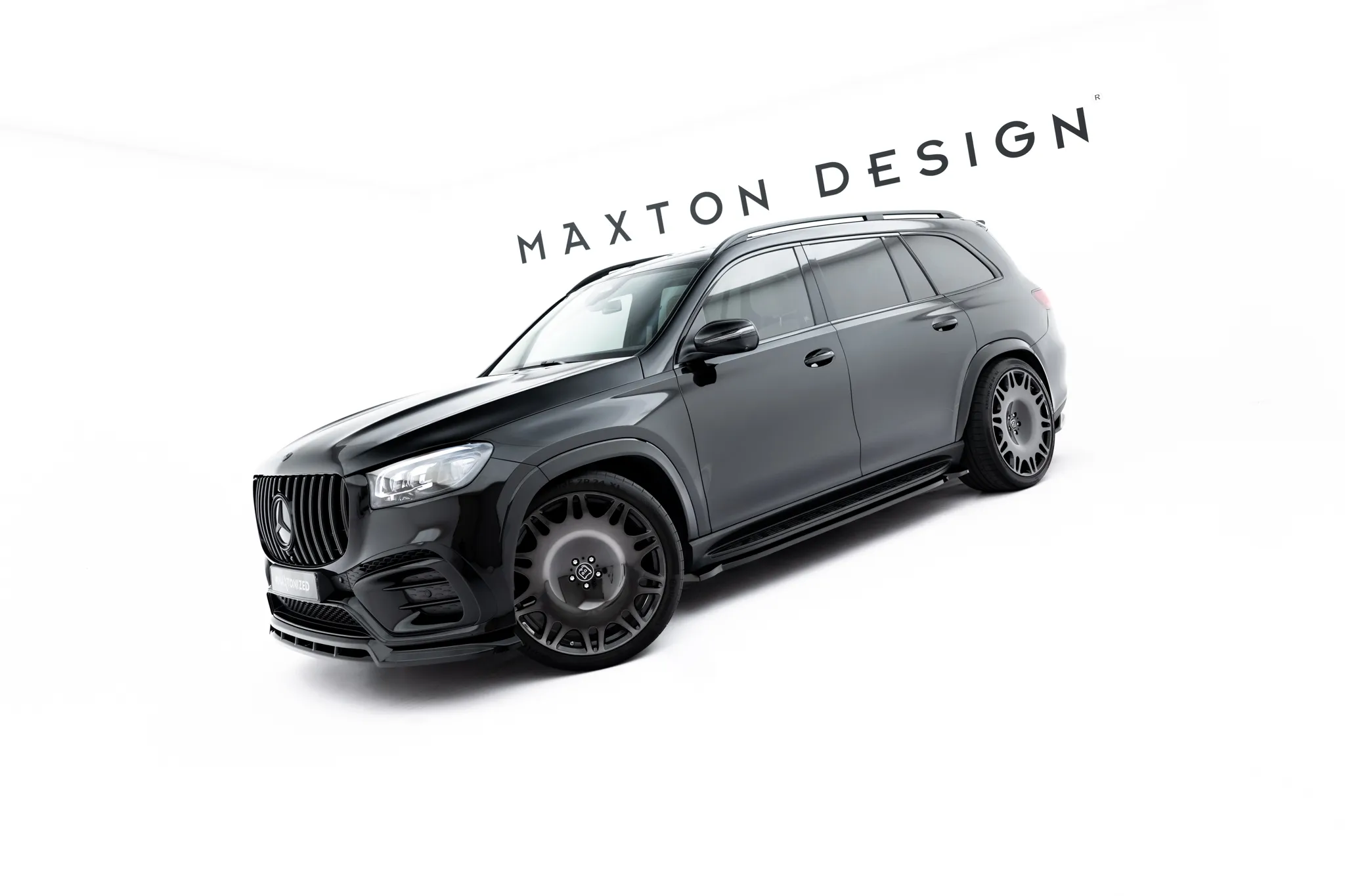 Sideskjørt V.2 Mercedes-Benz Gls (X167) AMG-Line 2019 - 2023 | Glossy Black Edition – bilde 2