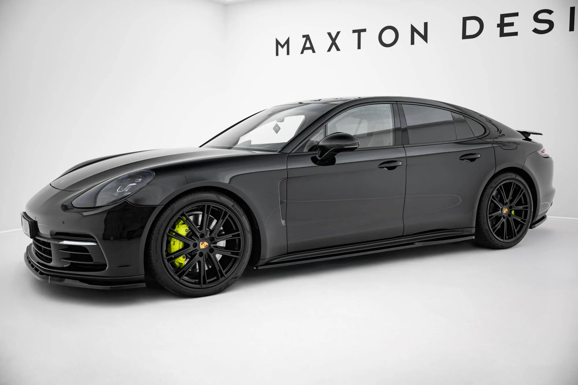 Sideskjørt V.2 Porsche Panamera E-Hybrid (971) 2016-2020 | Glossy Black Edition – bilde 2