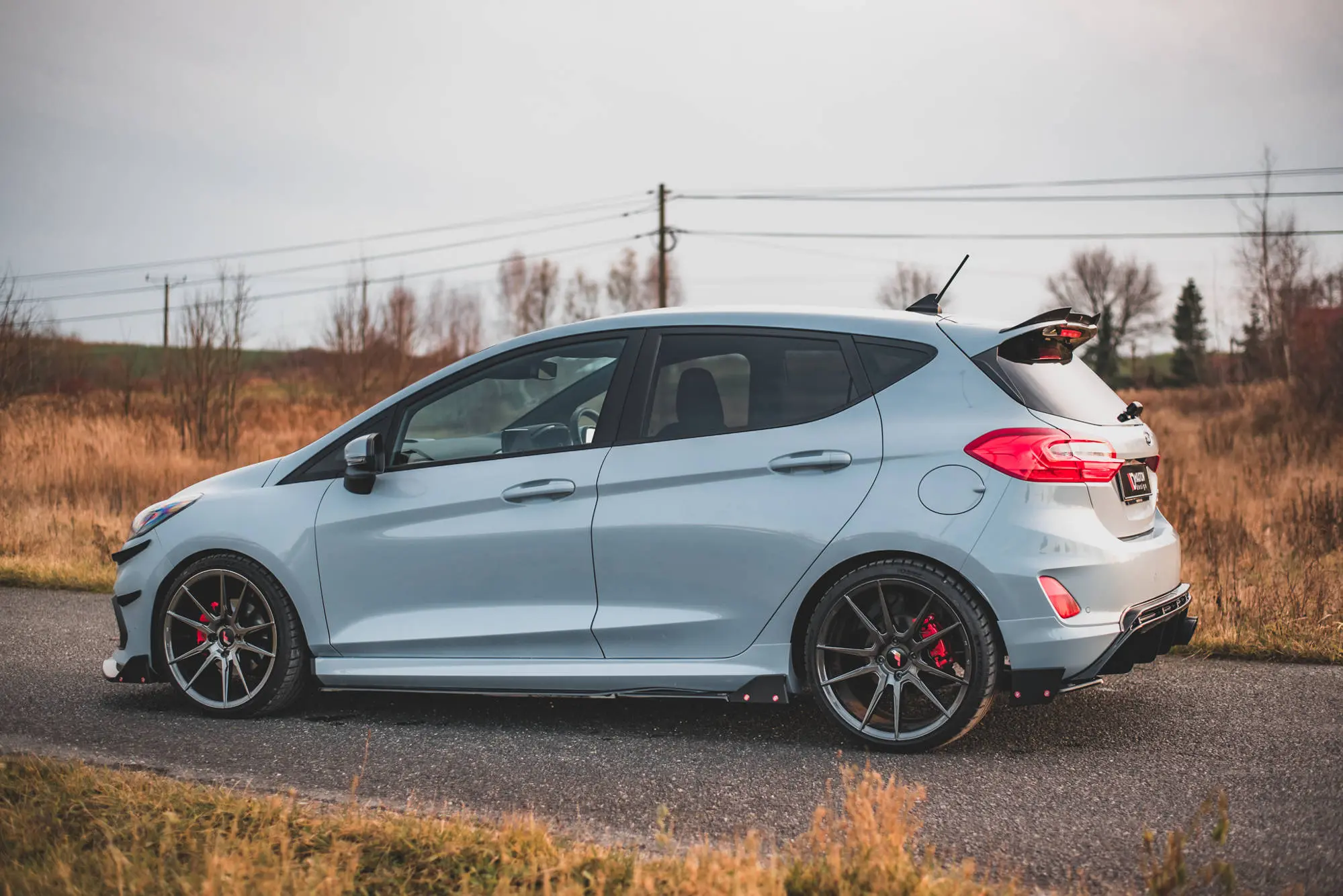 SIDESKJØRT V.2 + SIDESPLITTERS Ford Fiesta Mk7 ST / ST-Line 2016 - 2023 – bilde 4