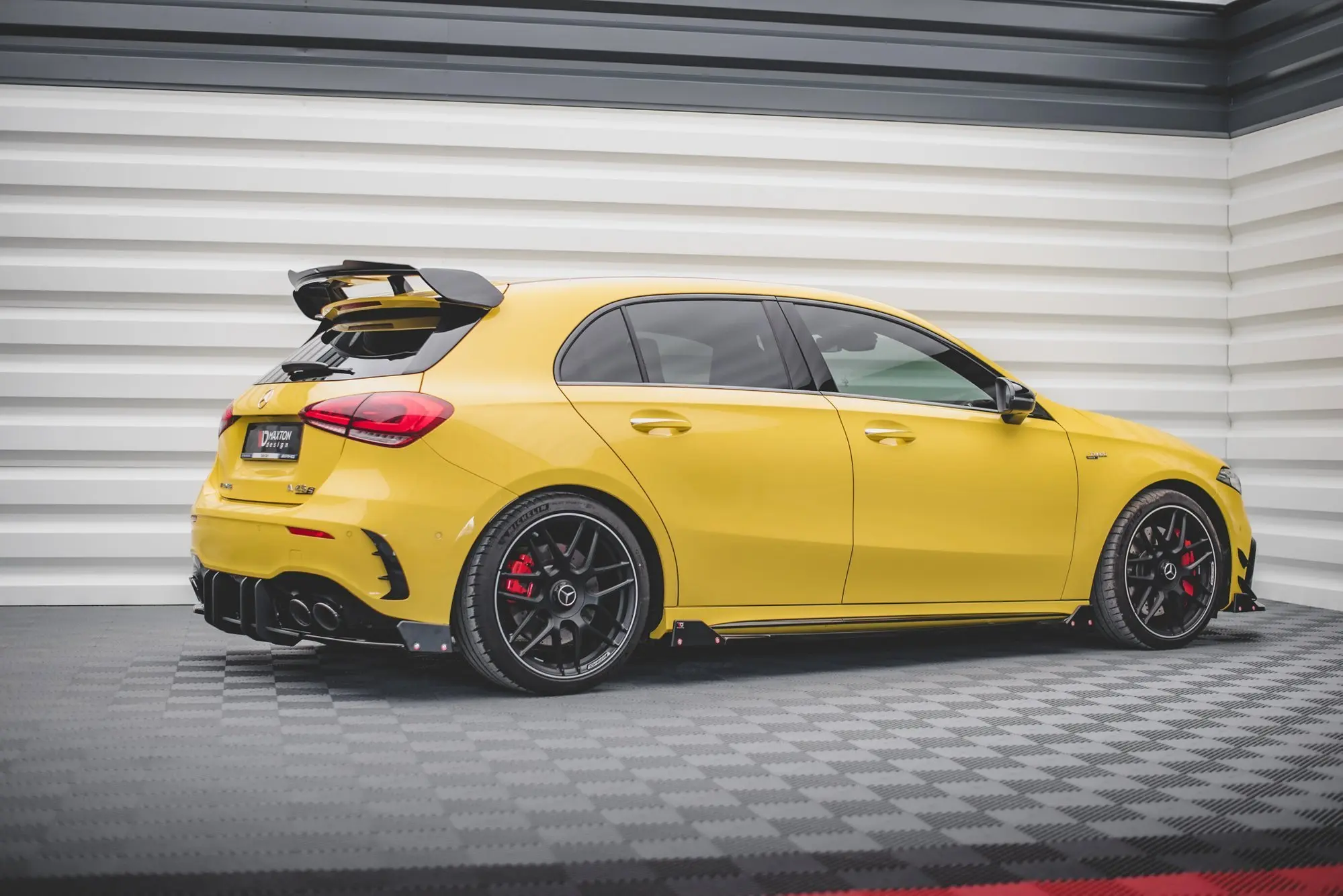 SIDESKJØRT V.2+ SIDESPLITTERS MERCEDES-BENZ AMG A45 S (W177/V177) 2019-> – bilde 3