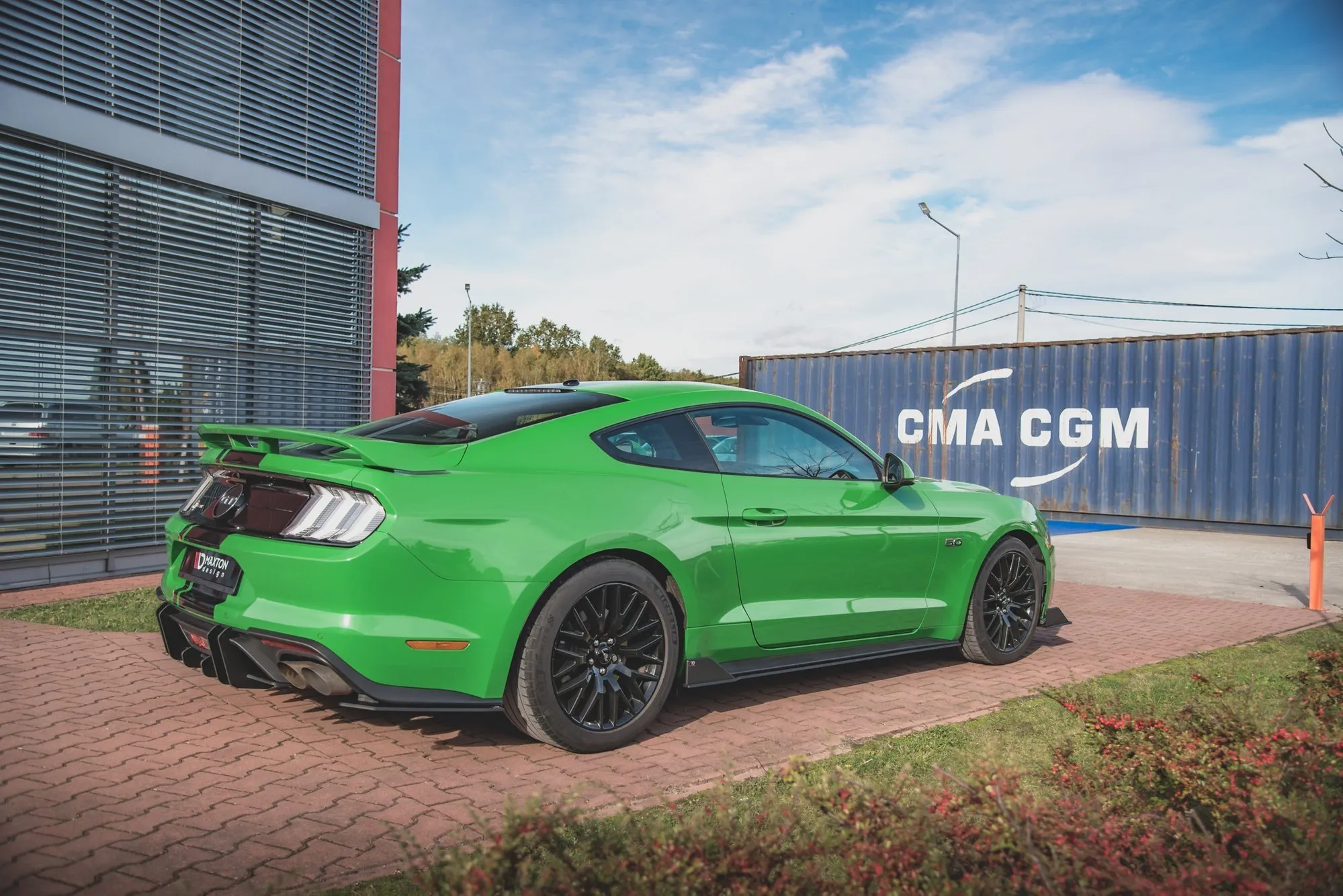Sideskjørt V.2 V.1 Ford Mustang VI GT 2017 - 2023 | Street Pro Black Edition – bilde 2
