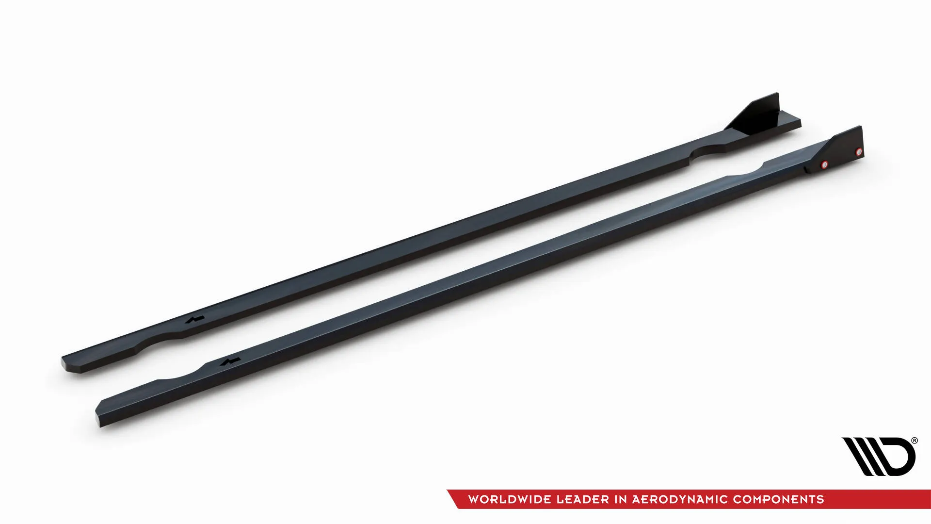 Sideskjørt V.3 + Flopper V.1 VW Golf MK7 R / R-line 2013-2016 | Glossy Black Edition – bilde 5