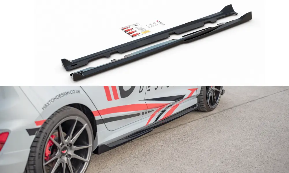 Sideskjørt V.4 Ford Fiesta Mk7 ST / ST-Line 2016 - 2023 – bilde 3