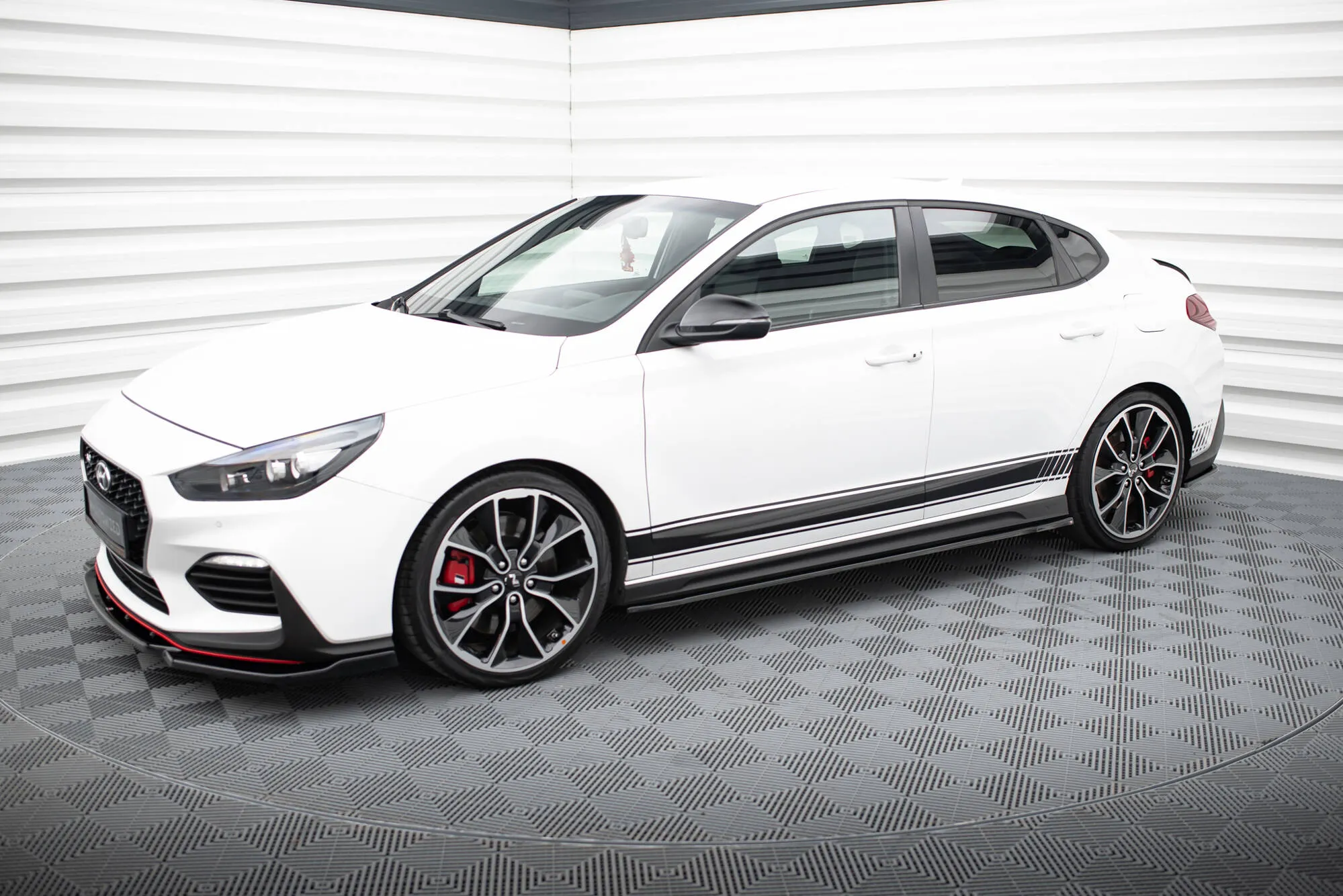Sideskjørt V.4 Hyundai i30 III N 2017 -> | Glossy Black Edition – bilde 2