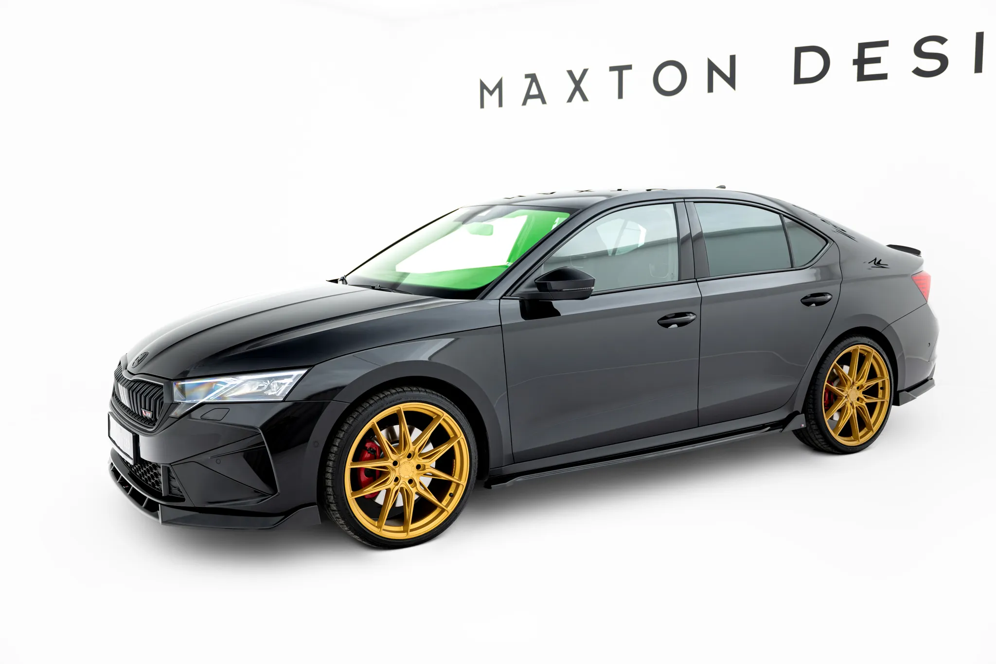 Sideskjørt V.4 Skoda Octavia RS IV Facelift | Glossy Black Edition – bilde 2
