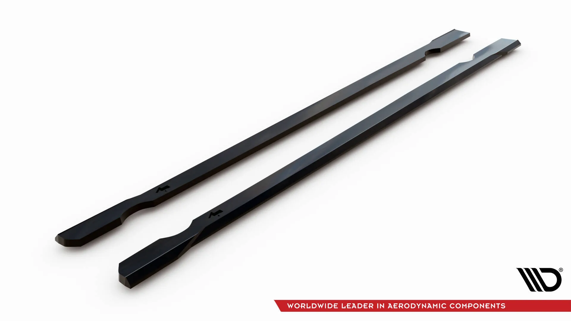Sideskjørt V.4 V.1 VW Golf MK7 R / R-line 2013-2016 | Glossy Black Edition – bilde 4