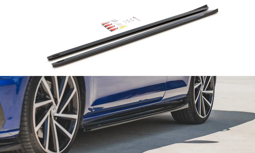 SIDESKJØRT V.4 VW GOLF MK7 R / R-Line 2017-2020 – bilde 2