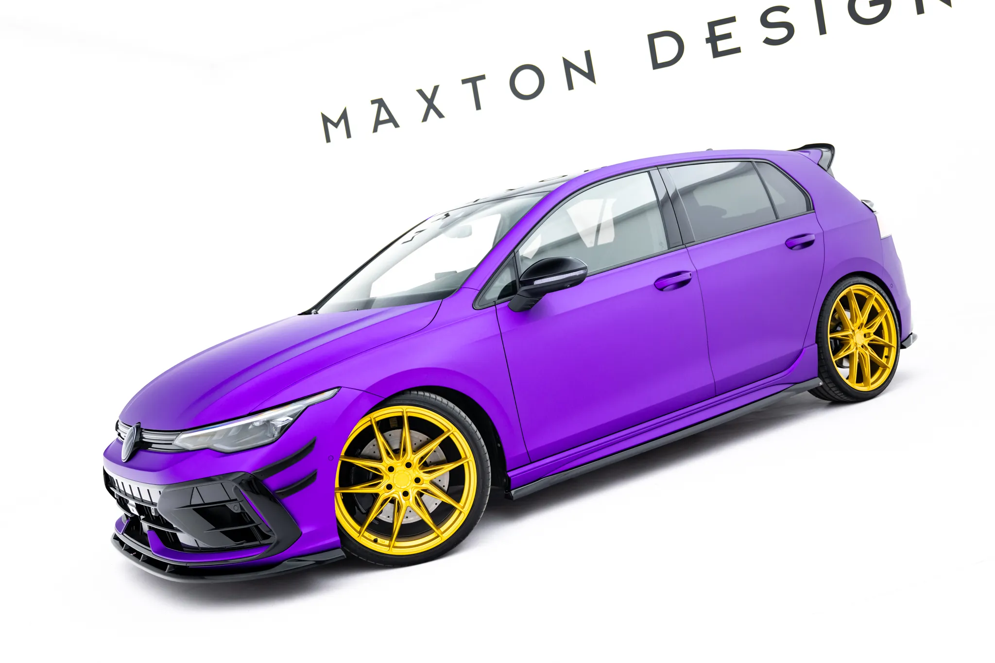 Sideskjørt V.5 Volkswagen Golf R VIII Facelift 2024 -> | Glossy Black Edition – bilde 3