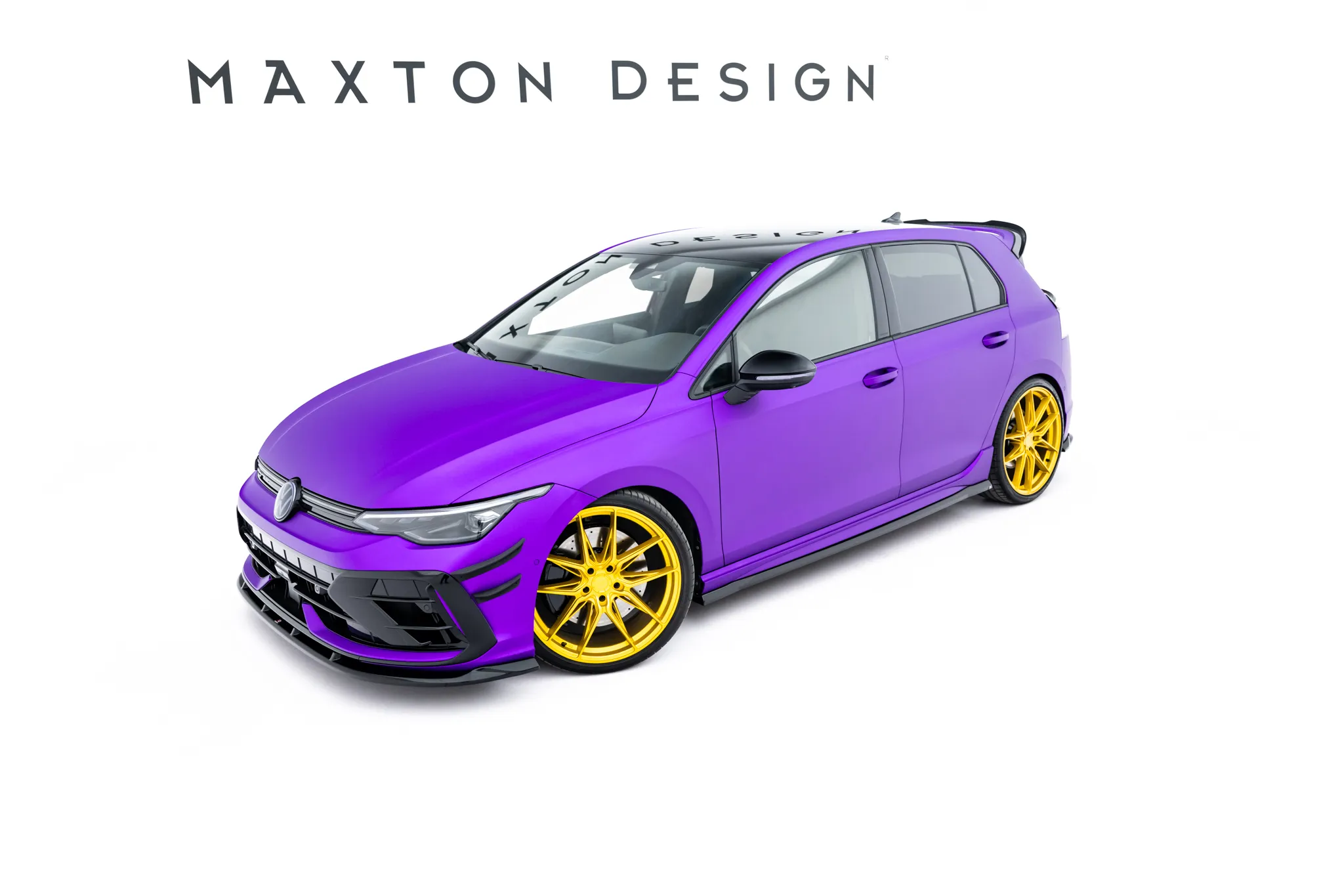 Sideskjørt V.5 Volkswagen Golf R VIII Facelift 2024 -> | Glossy Black Edition – bilde 5