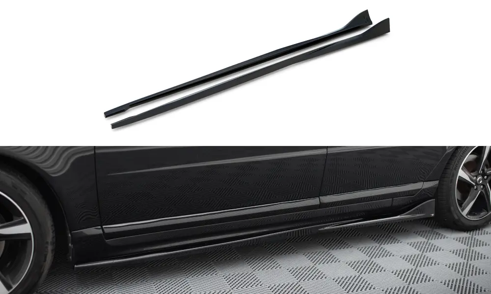 Sideskjørt Volvo S80 mk2 2006 - 2010 | Glossy Black Edition – bilde 3
