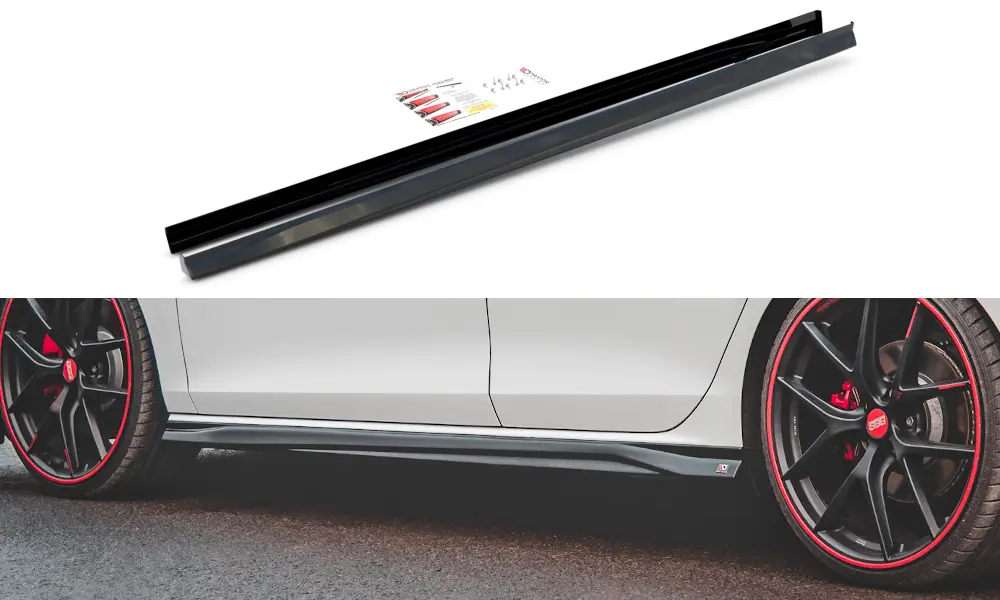 Sideskjørt VW Golf 8 GTI / GTE / GTI CLUBSPORT / R-LINE 2019 -> │ V.3 Edition – bilde 7