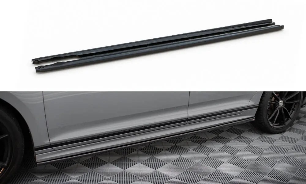 Sideskjørt VW Passat B8 R-Line facelift 2019 - 2023 | Glossy Black Edition – bilde 3