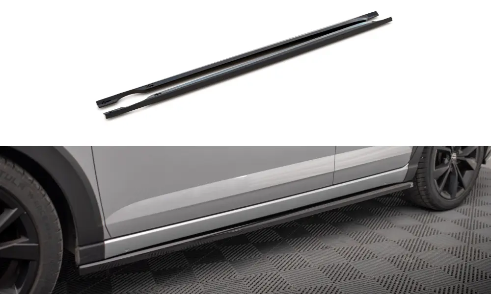 Sideskjørt VW Taigo R-Line 2021-> | Glossy Black Edition – bilde 2
