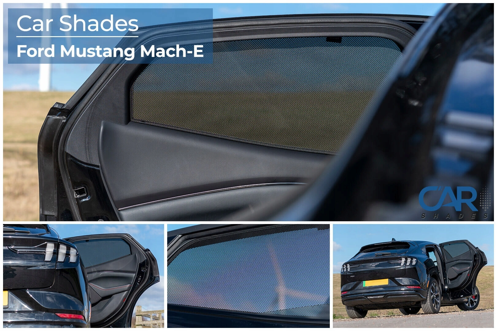 Sidesolskjermer Ford Mustang Mach-E - sett 2 stk. – bilde 3