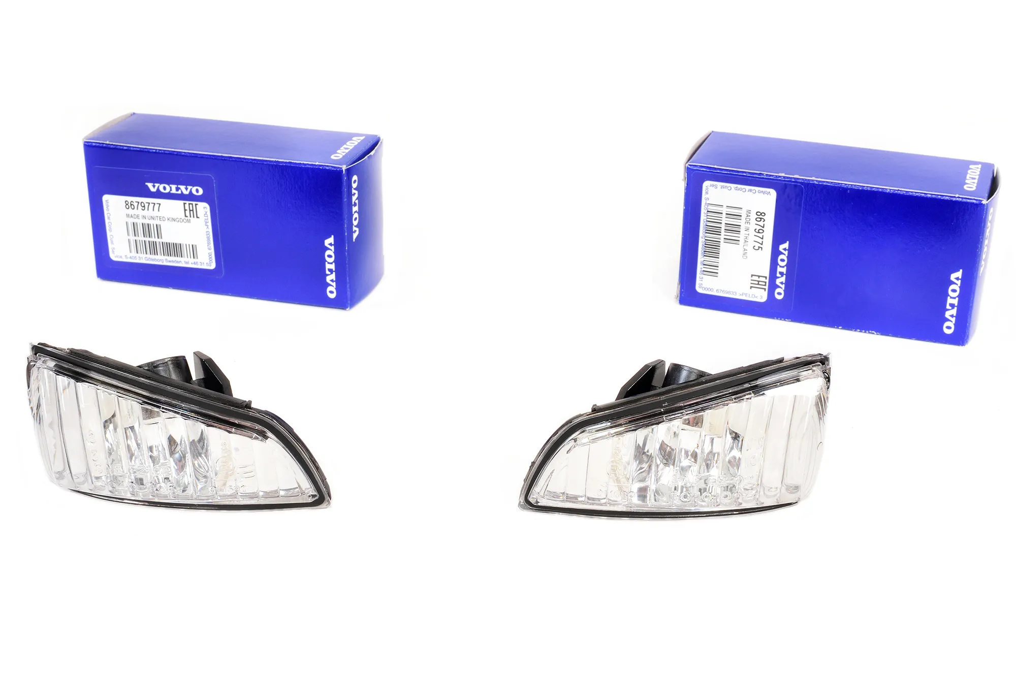 Sidespeilblinklys Volvo C70 / S40 / V50 2004-2007 │ Genuine® venstre/høyre side