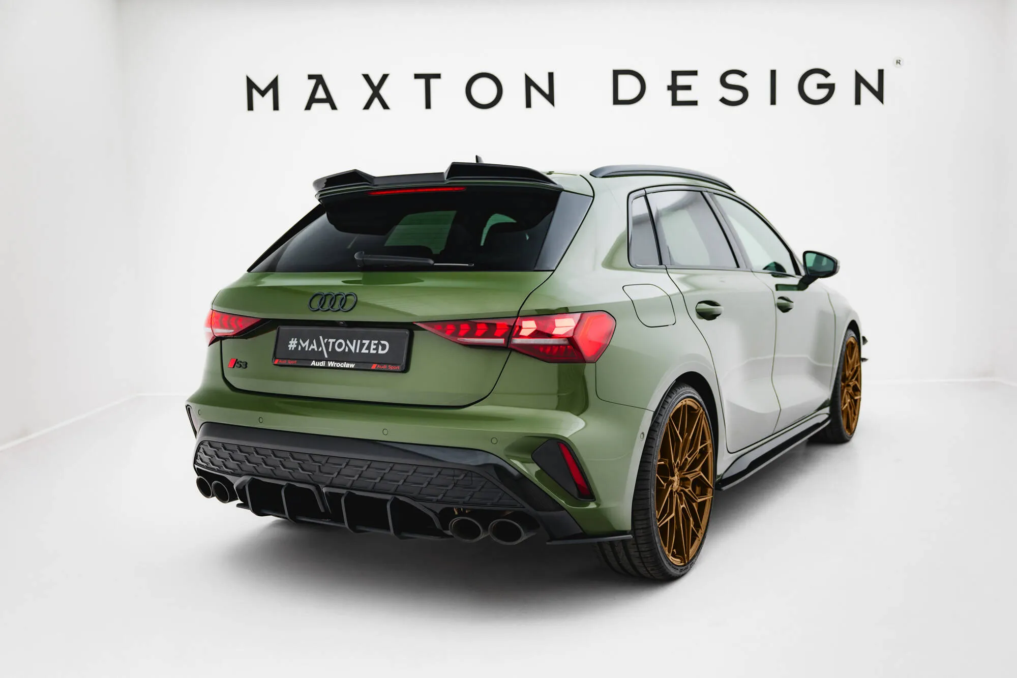 Sidesplitters bak Audi (A3 S-Line/S3) 8Y Facelift 2024 -> | Street Pro Black Edition – bilde 2