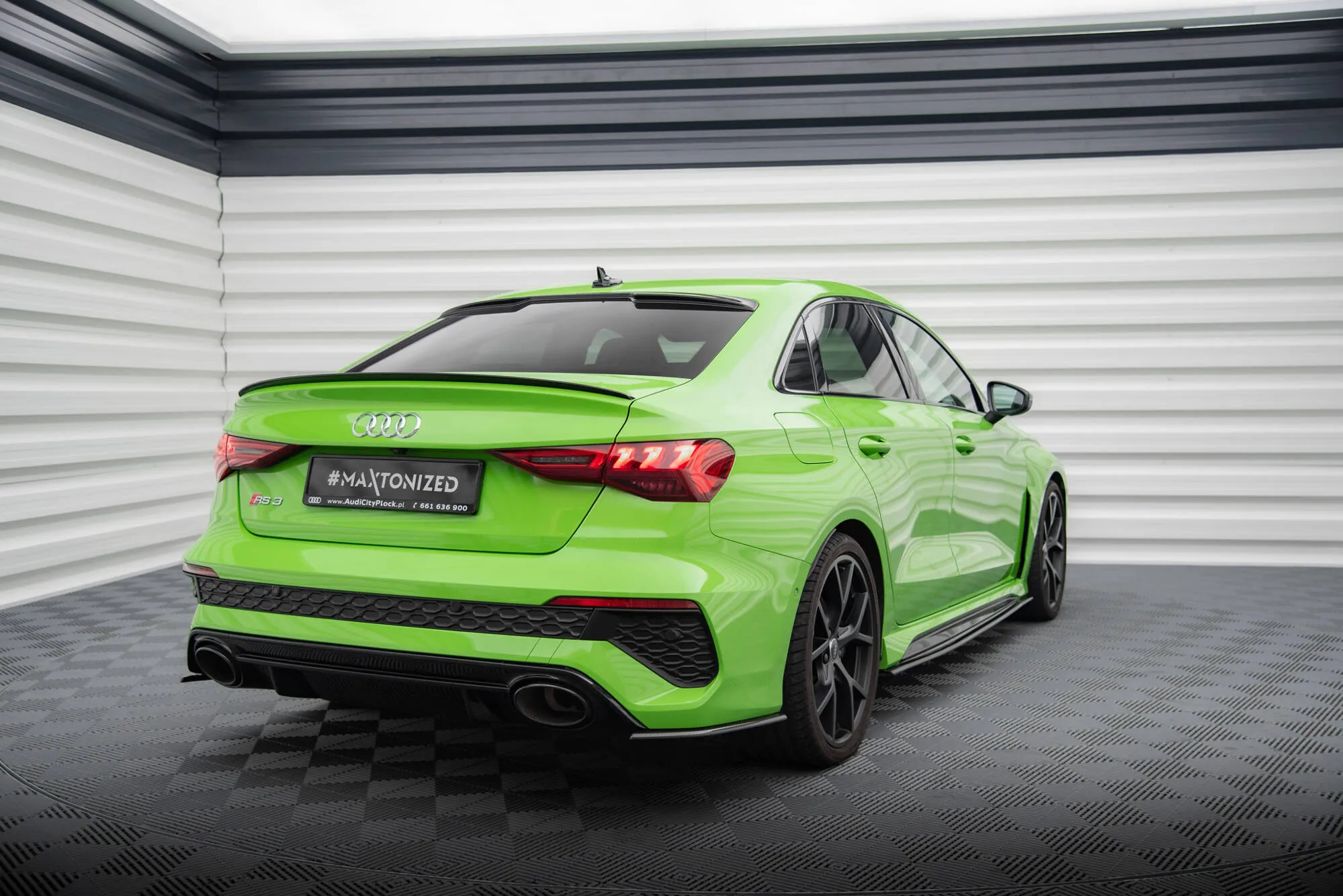 Sidesplitters bak Audi A3 (S3) 2020-2026 | Carbon Fiber Edition