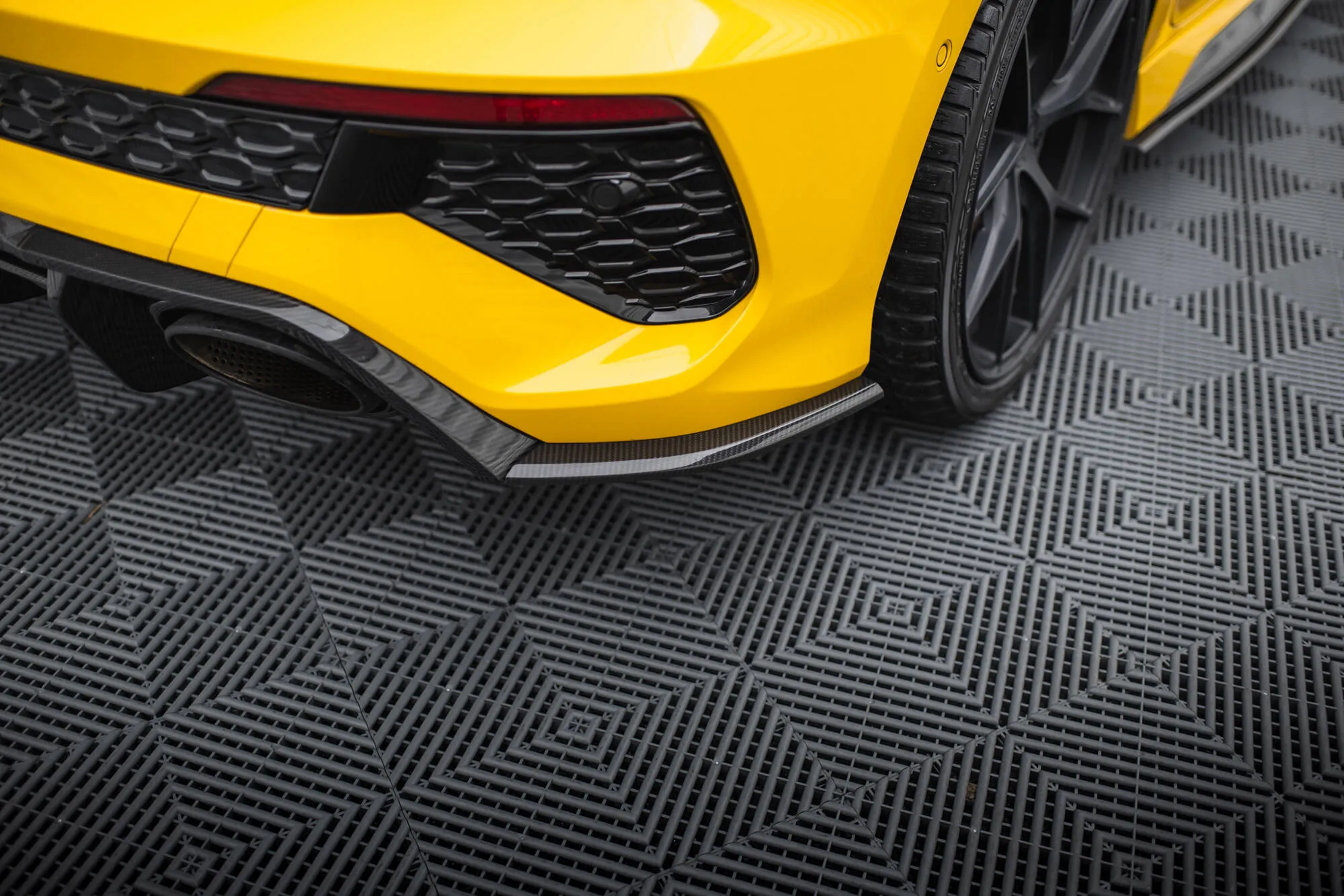 Sidesplitters bak Audi A3 (S3) 2020-2026 | Carbon Fiber Edition – bilde 3