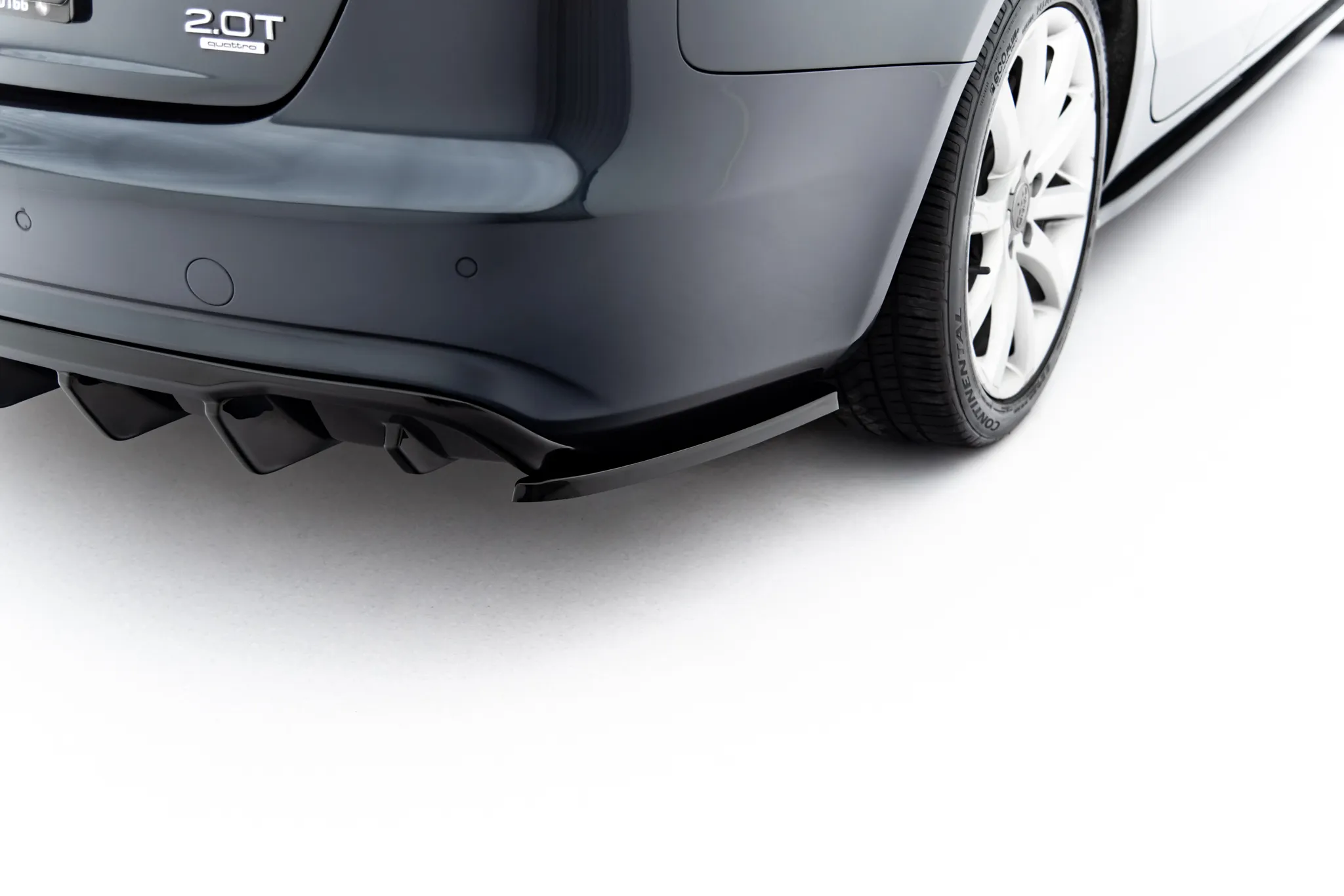 Sidesplitters bak Audi A4 B8 Facelift 2011 - 2015 | Glossy Black Edition – bilde 3