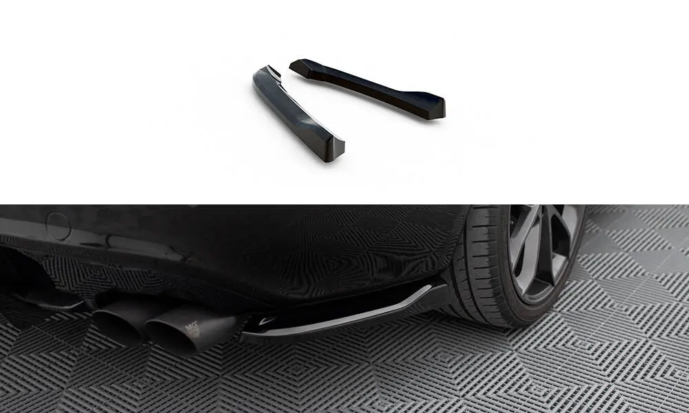 Sidesplitters bak Audi A5 (8T) S-Line / S5 (8T) 2007 - 2011| Glossy Black Edition – bilde 2