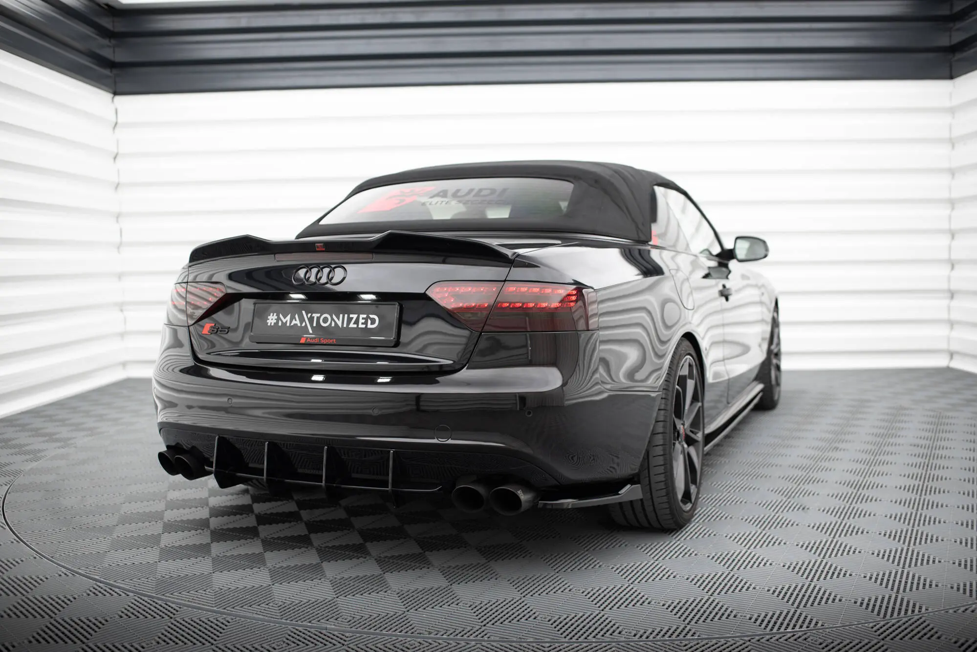 Sidesplitters bak Audi A5 (8T) S-Line / S5 (8T) 2007 - 2011| Glossy Black Edition – bilde 3