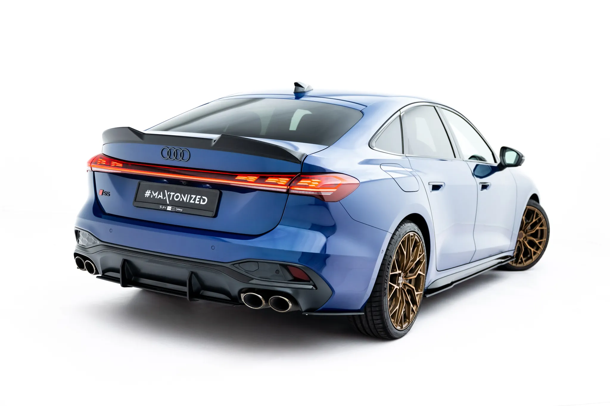 Sidesplitters bak Audi A5 (B10) 2024-2026 | Street Pro Black Edition