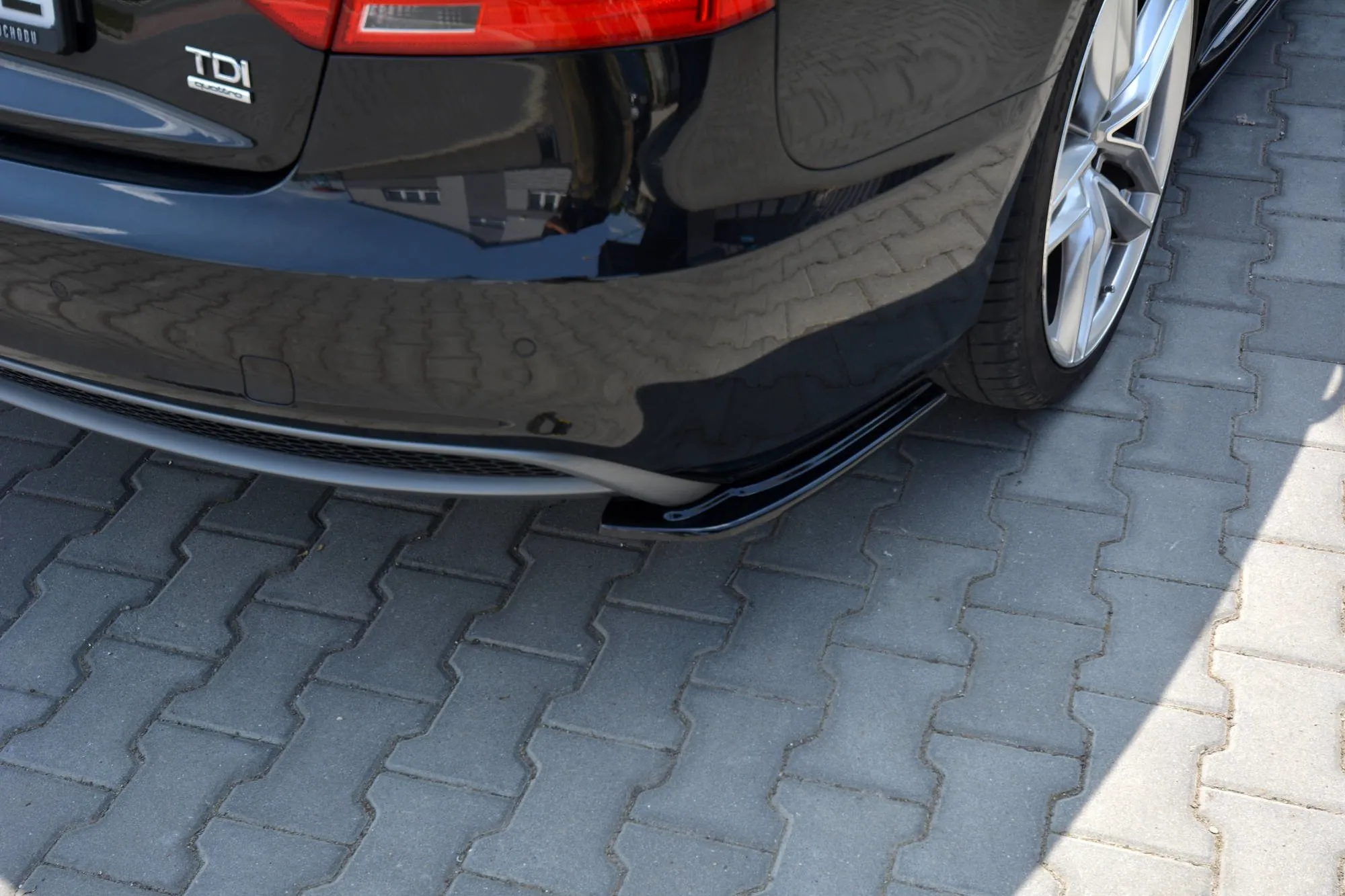 Sidesplitters bak Audi A5/S5 8T Sportback 2009 - 2016 | Glossy Black Edition – bilde 2