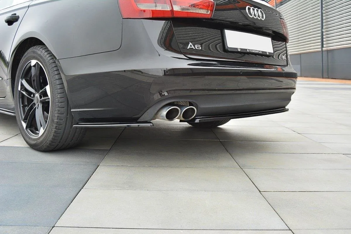 Sidesplitters bak Audi A6 C7 Avant 2011 - 2014 | Glossy Black Edition