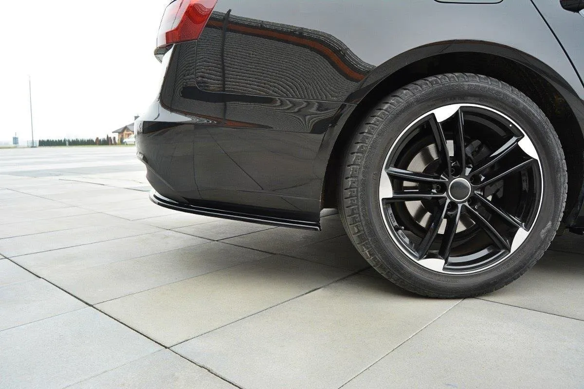 Sidesplitters bak Audi A6 C7 Avant 2011 - 2014 | Glossy Black Edition – bilde 4