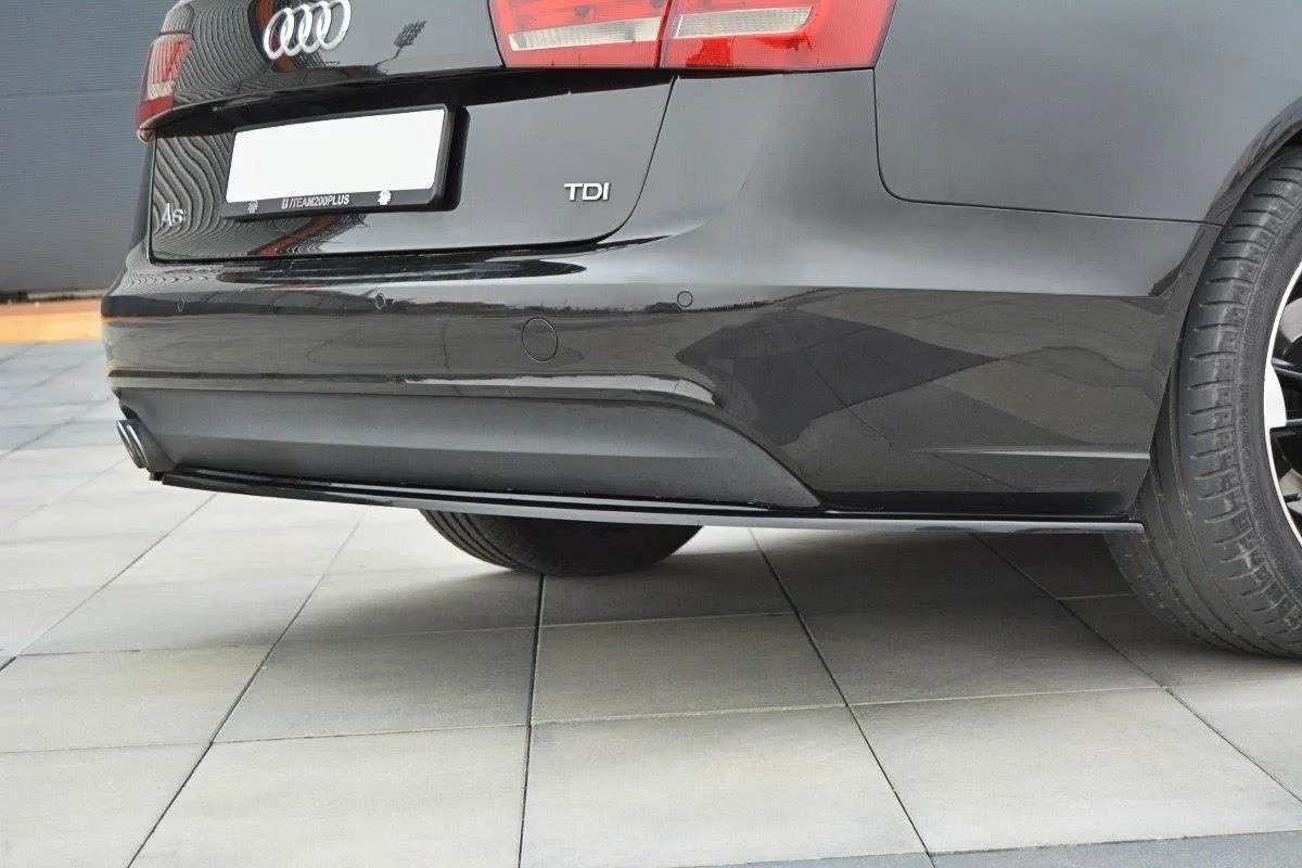 Sidesplitters bak Audi A6 C7 Avant 2011 - 2014 | Glossy Black Edition – bilde 5