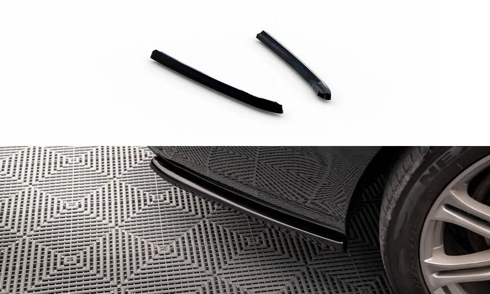 Sidesplitters bak Audi A6 C7 Avant 2011 - 2014 | Glossy Black Edition V2 – bilde 4