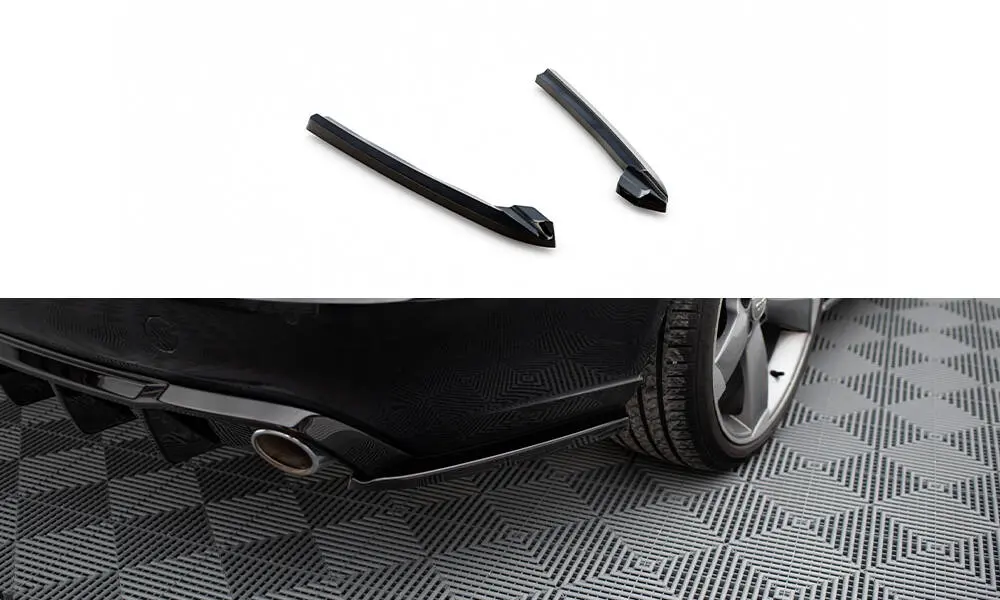 Sidesplitters bak Audi A6 C7 Avant 2011 - 2014 | V.3 Glossy Black Edition – bilde 2