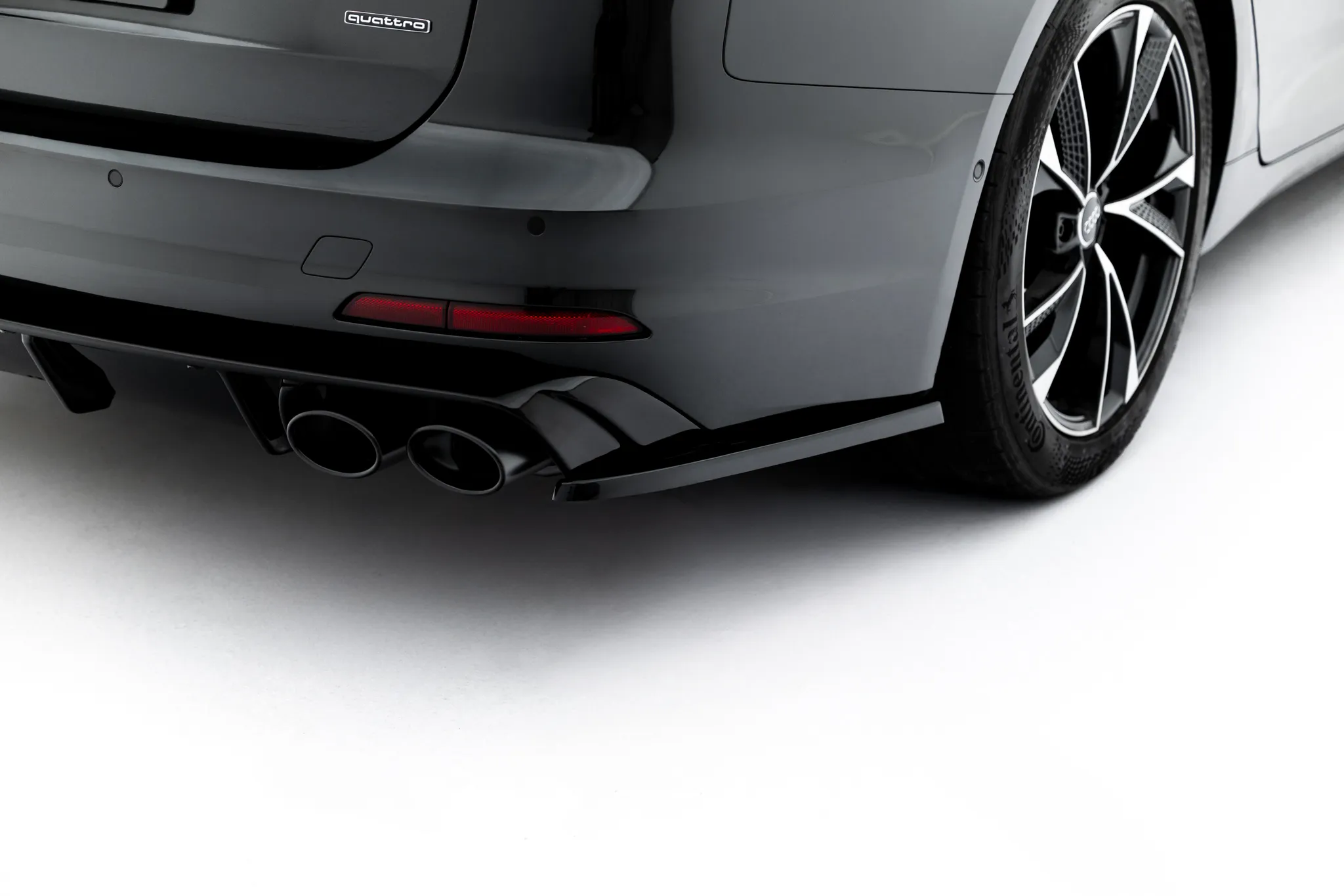 Sidesplitters bak Audi A6 C8 2018 - 2023 | Glossy Black Edition – bilde 3
