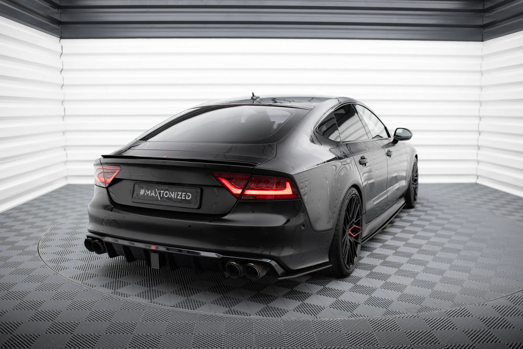 Sidesplitters bak Audi A7 (C7) S-Line 2010 - 2014 | Street Pro Black Edition – bilde 2