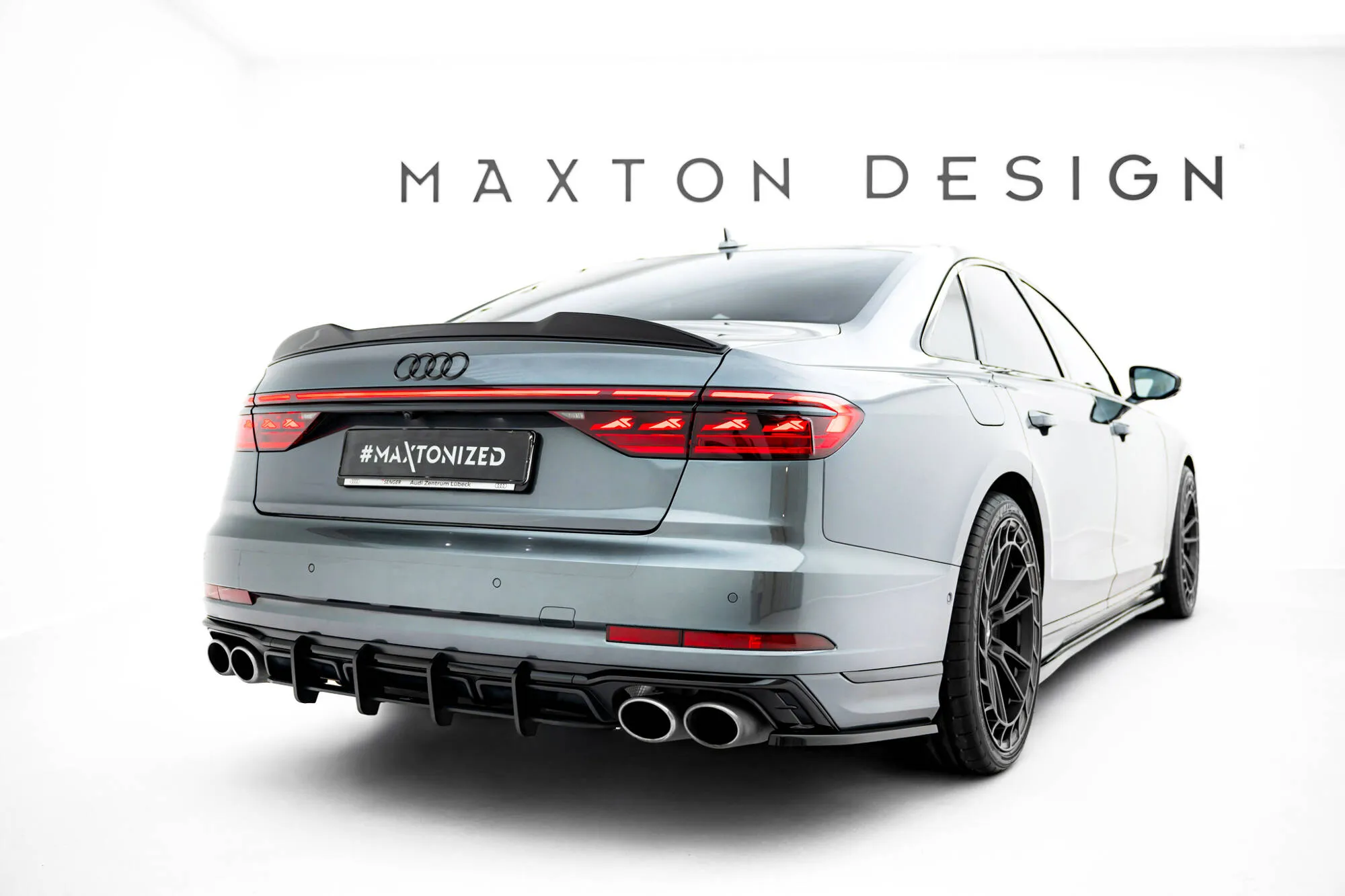 Sidesplitters bak Audi (A8/S8) D5 Facelift 2021 -> | Glossy Black Edition – bilde 2
