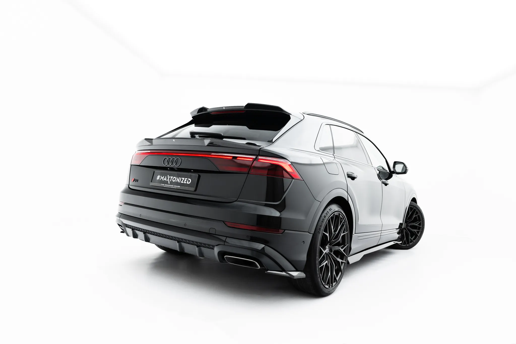 Sidesplitters bak Audi Q8 (Mk1) 2018-2026 | Carbon Fiber Edition – bilde 2