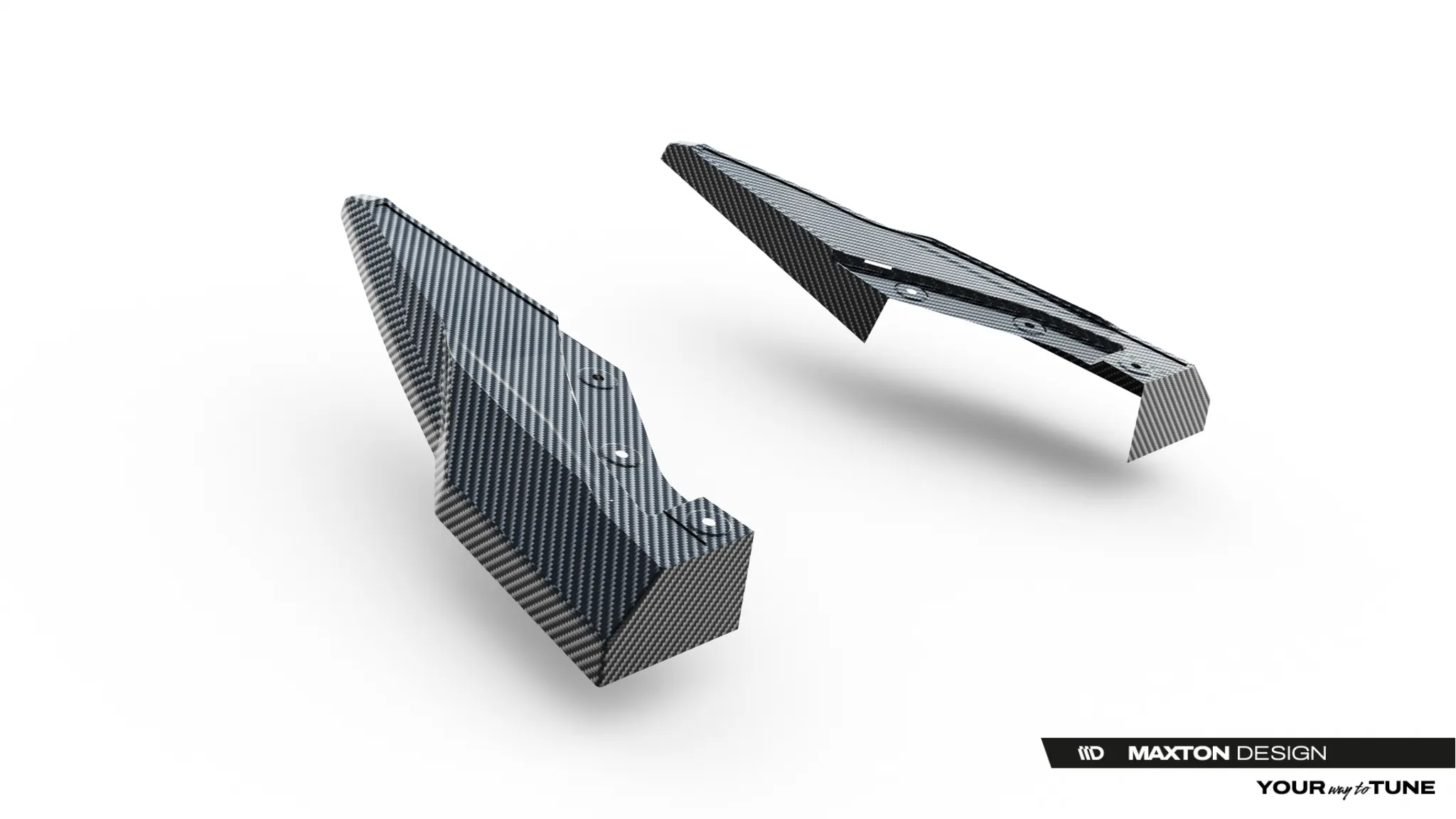 Sidesplitters bak Audi Q8 (Mk1) 2018-2026 | Carbon Fiber Edition – bilde 6