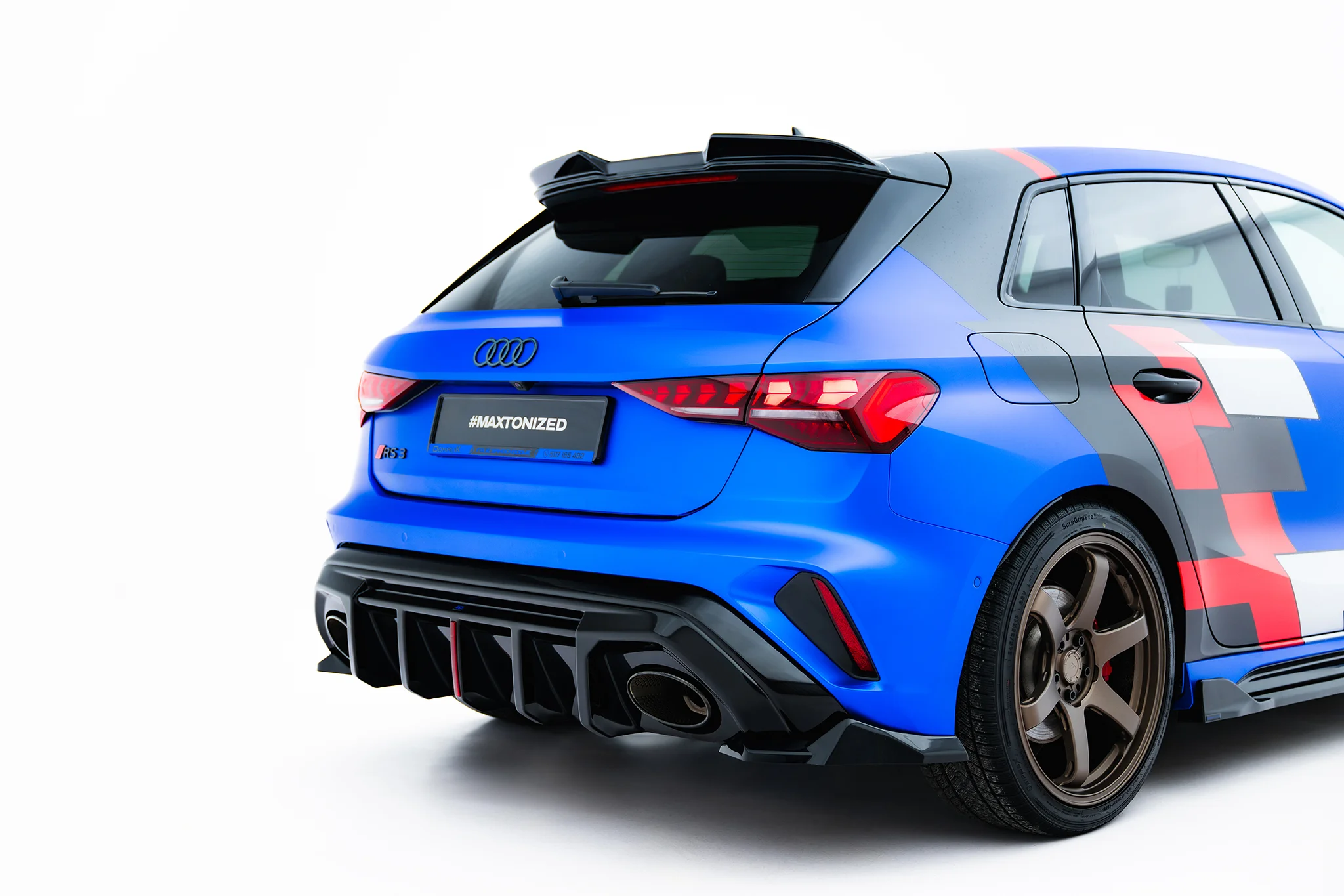 Sidesplitters bak Audi RS3 (8Y) Facelift 2024 -> | Glossy Black Edition – bilde 2